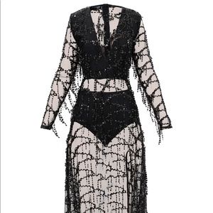 PrettyLittleThing Valentina Sequin Maxi Dress